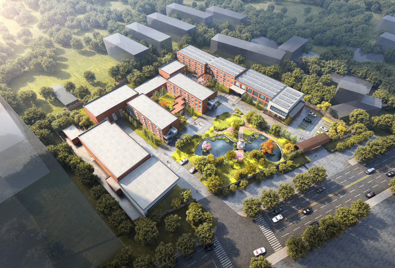       改造后俯瞰效果图     