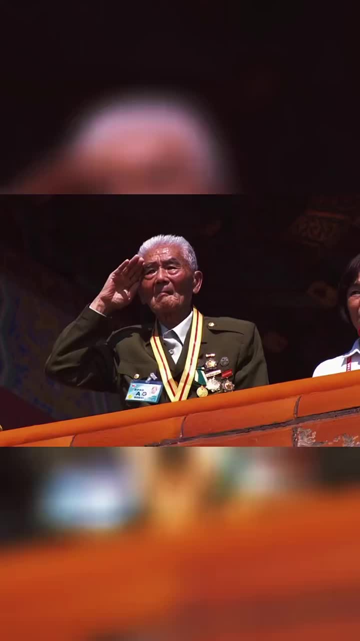 九旬老兵天安门阅兵全程敬礼,史保东曾抗战身负十余处弹孔!