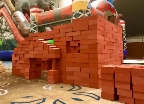 幼儿园红砖积木,孩教圈创新幼儿园砖块积木__财经头条