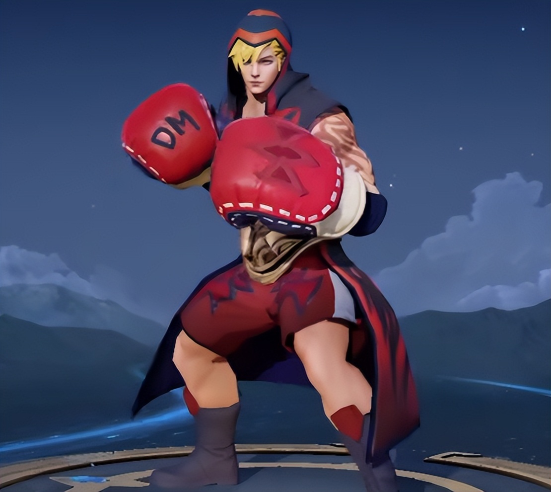 这款皮肤的设计非常适合达摩这位英雄.