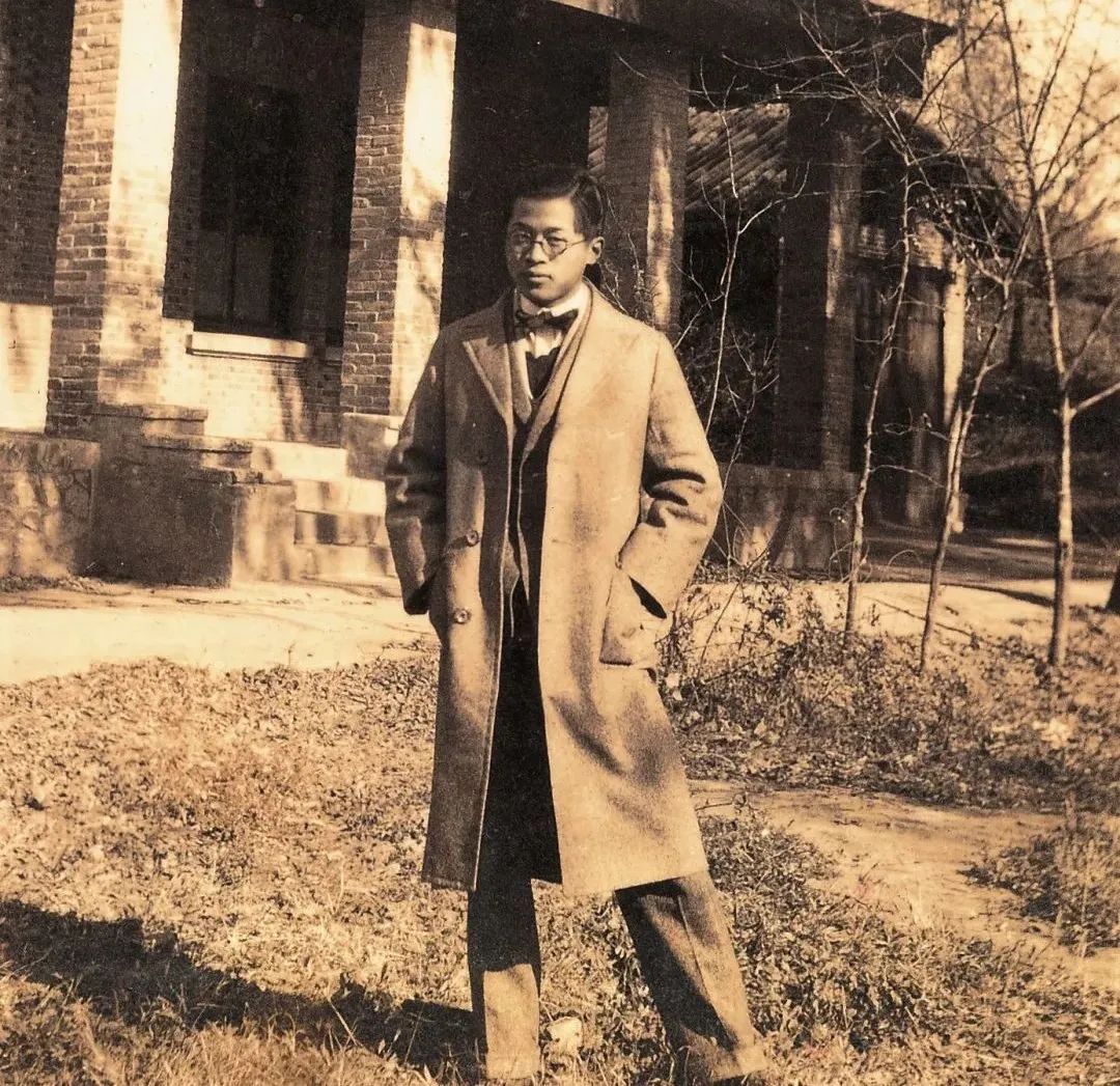 1929年，王淦昌在清华园。图源：央视新闻