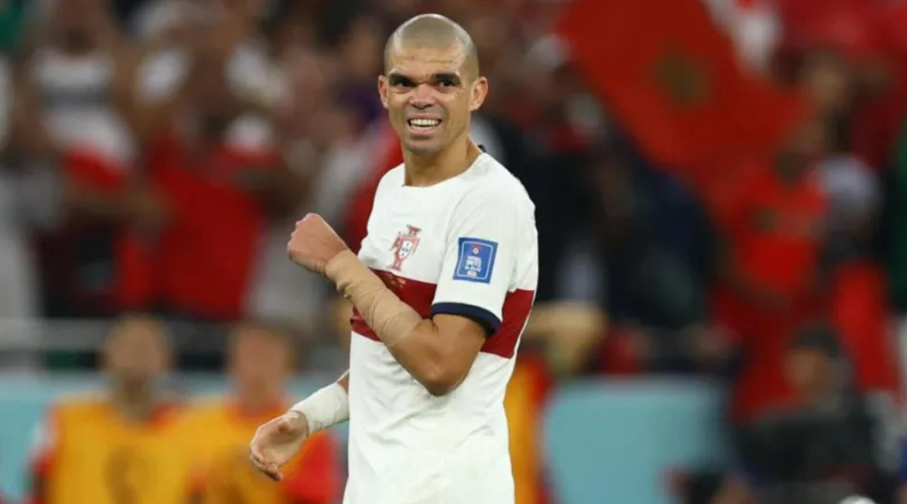 葡萄牙足协:佩佩在对阵摩洛哥的比赛中左臂尺骨遭遇骨折|葡萄牙|佩佩