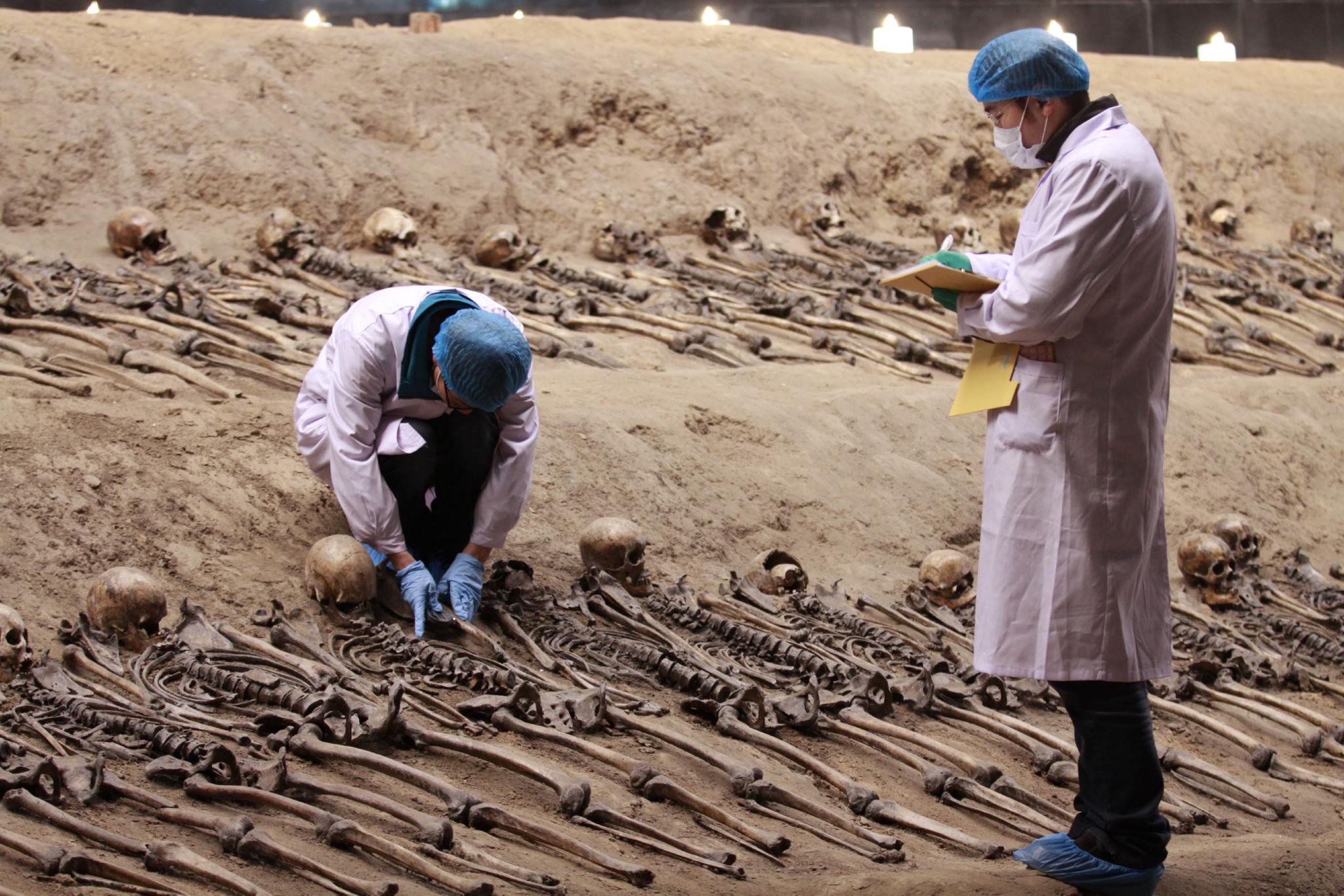 新华全媒 |科研人员正助力"万人坑"侵华罪证长久保存|科研|辽源市