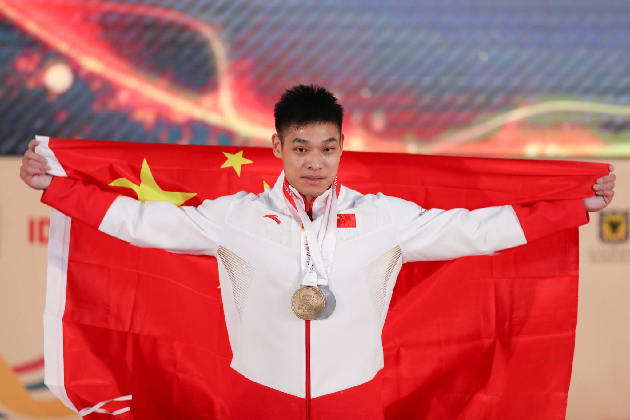 举重——世锦赛男子81公斤级:李大银获两金一银|李大银|挺举|举重