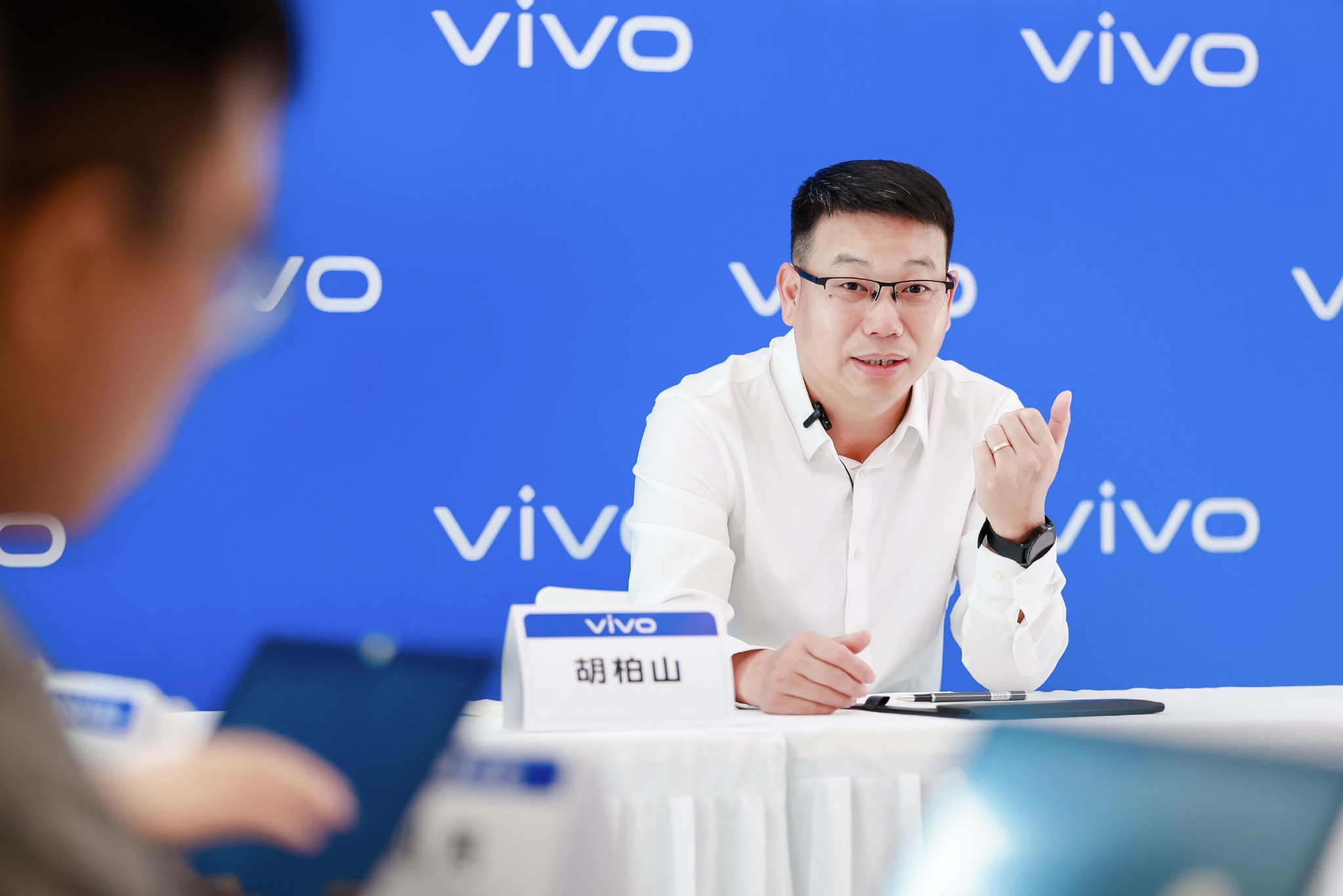 vivo公司执行副总裁,首席运营官胡柏山日前接受澎湃新闻记者采访.