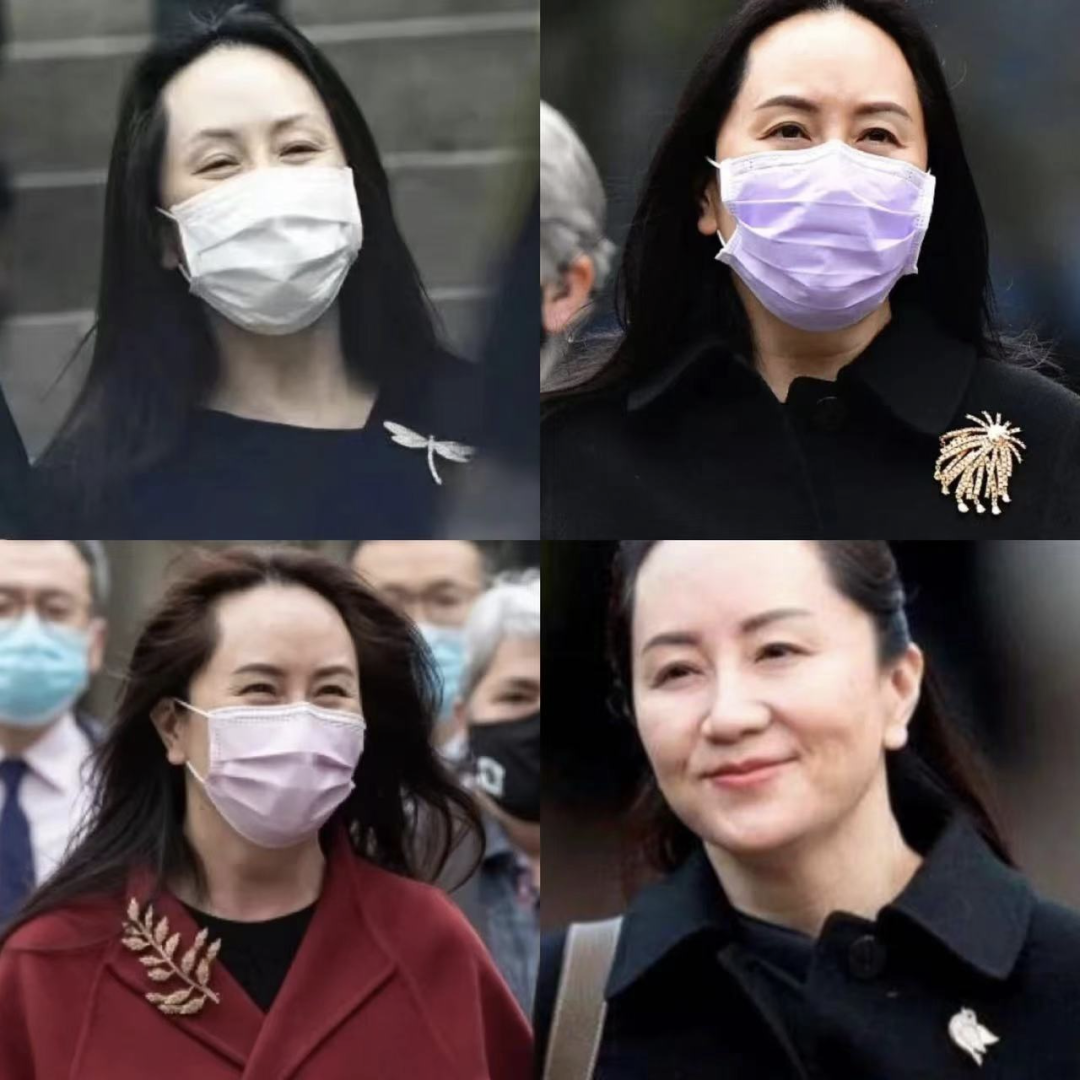 孟晚舟何超琼三星长公主,最有权势的女人为什么都爱戴胸针?