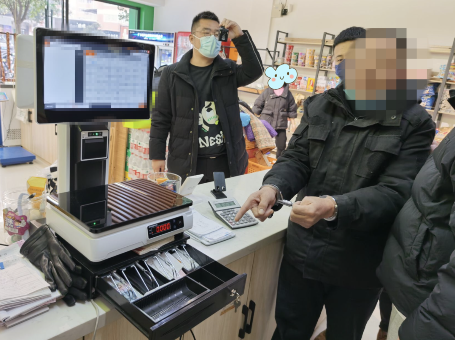 犯罪嫌疑人指认现场.公安县公安局供图