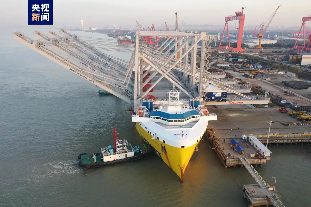 全球最大！经长江运往美国