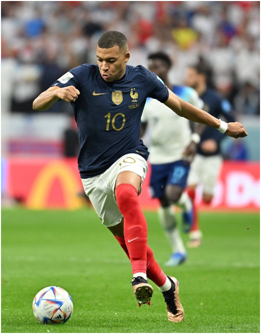 法国队球员姆巴佩(西霸图片社)