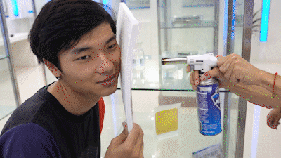 △热：贴面能挡住火焰