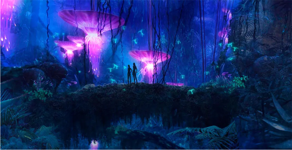 片中一再暗示，这个潘朵拉星球不仅美，而且似乎是有自我意识的。