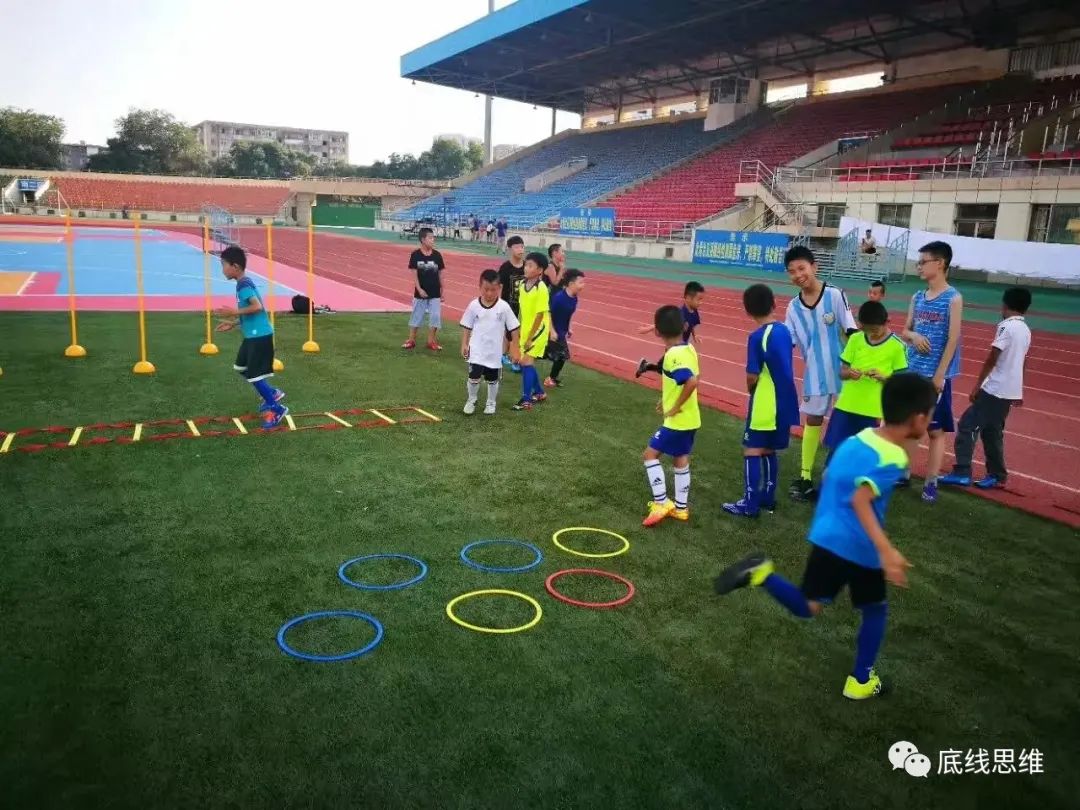 孩子们在进行课外足球训练（图片来源：网络）