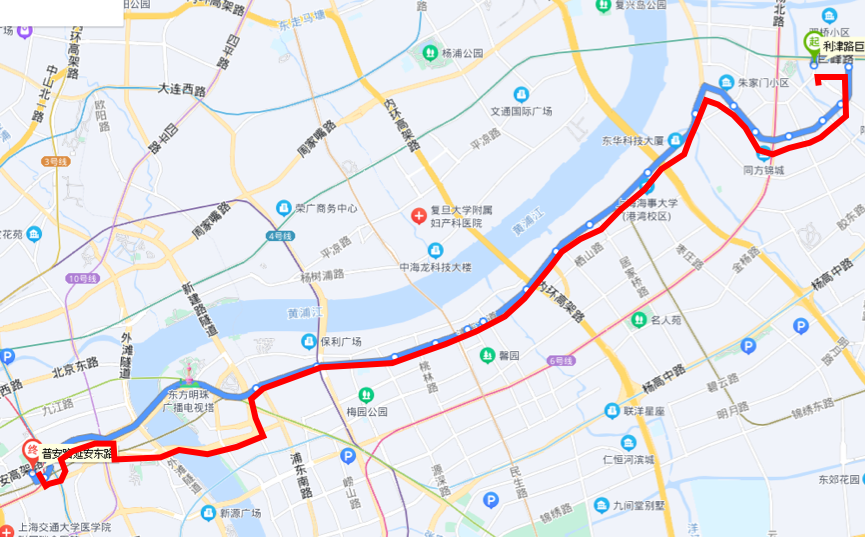 浦东70路公交车路线图图片