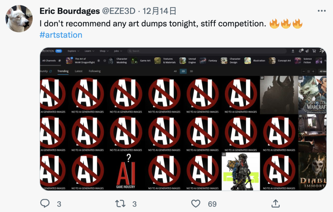 全球画师联合抵制 ai ,著名设计网站被"攻陷"?__财经头条