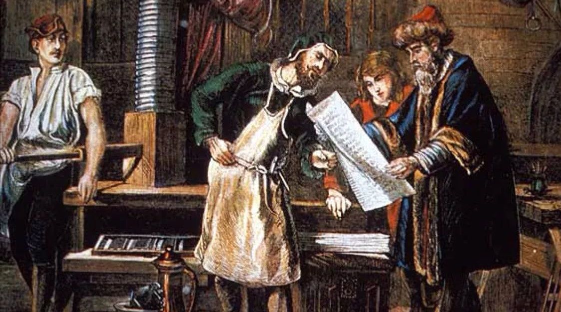 印刷古登堡古腾堡 印刷古登堡改进印刷术图片古登堡活字印刷术古腾堡