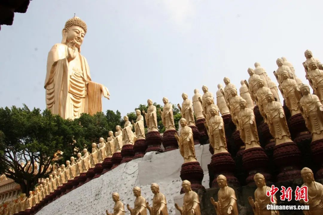 位于台湾高雄的佛光山是台湾佛教四大山头之一.