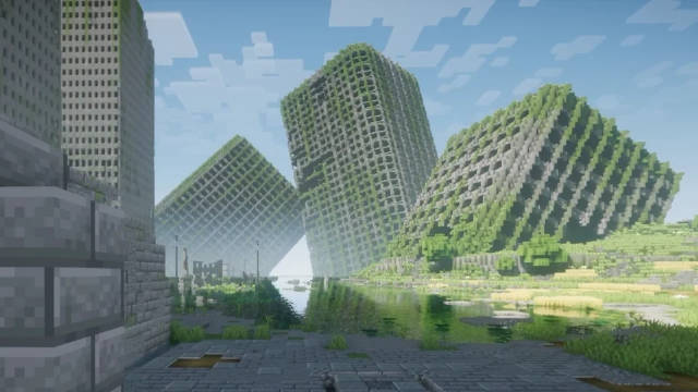 日本玩家Viator《我的世界》mod「水没都市」终于在近日完工……|我的世界:传说|最后生还者|尼尔：机械纪元|塞尔达传说：旷野之息|塞尔达 ...