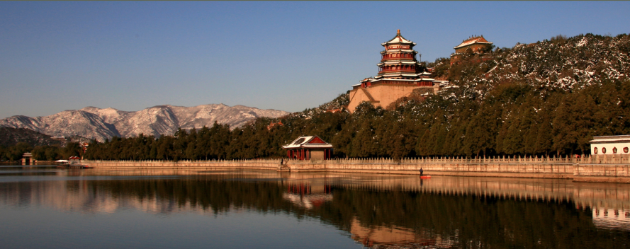 颐和园借景——借景玉泉山