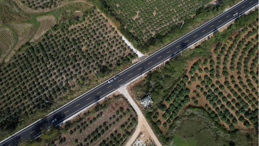 国道g540毛九线抱由至九所段改建工程.(资料图)