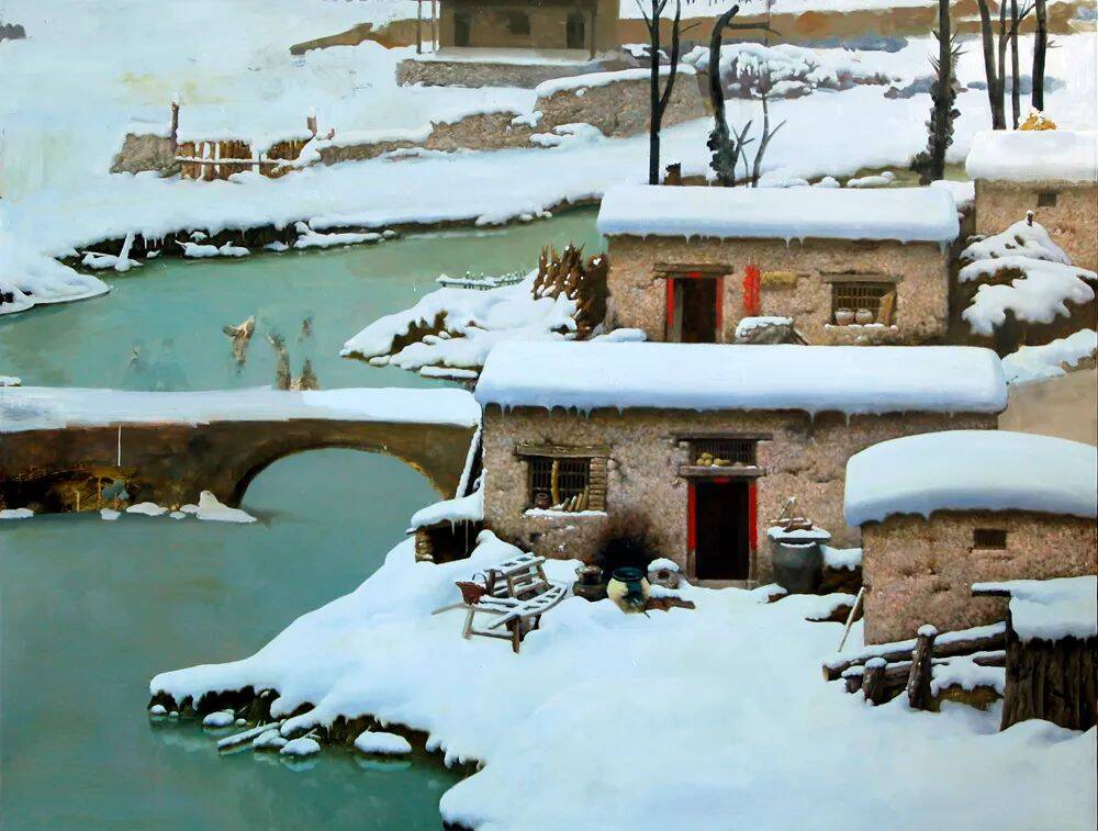 山东籍油画家王昭举:回不去的故乡 忆不完的年味__财经头条