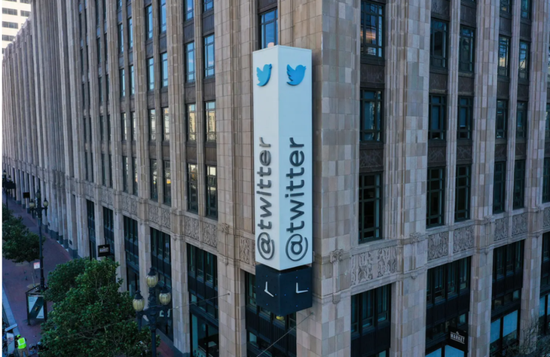 位于旧金山的推特总部大楼 资料图 图源:外媒