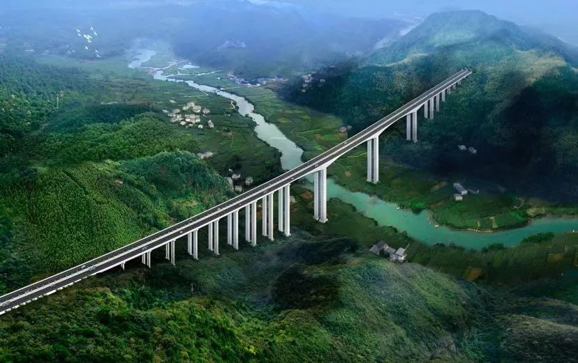 垫丰武高速公路效果图.重庆市交通局供图