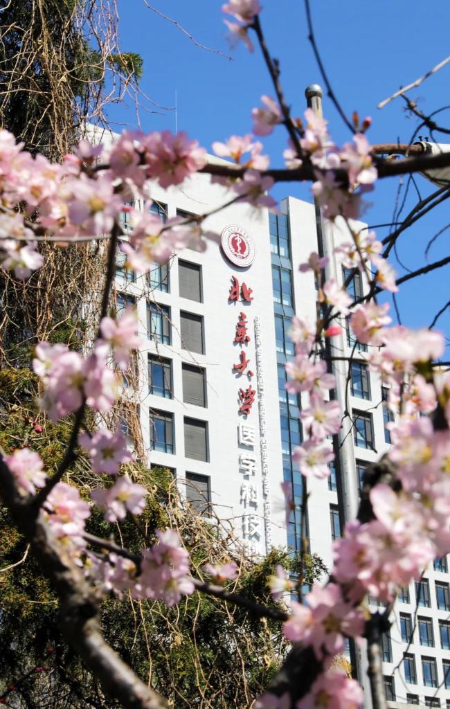 图为北京大学医学科技楼外景(北大医学部提供)