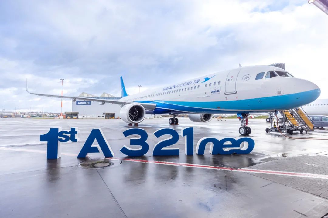 厦航首架空客a321neo飞机
