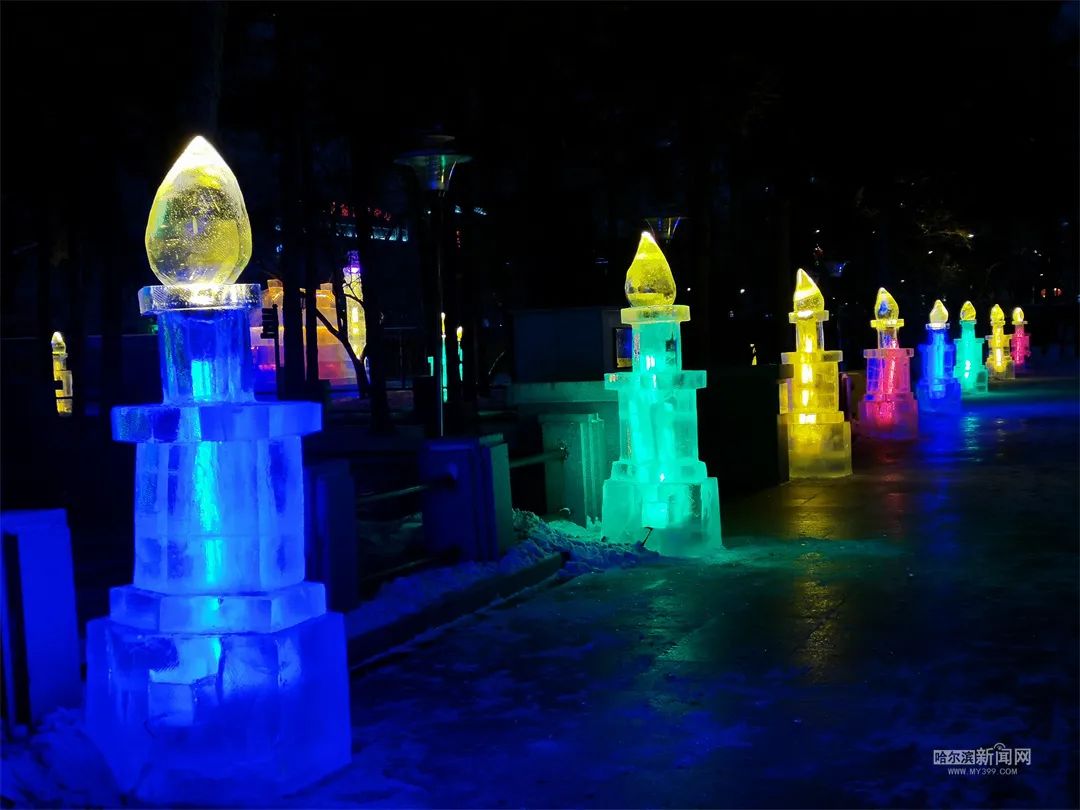 冰灯游园会开展|60甲子绝代风华,哈尔滨冰灯迎来60载华诞|冰灯_新浪