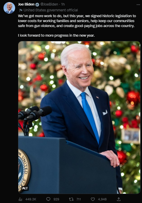 拜登新年发推！&ldquo;期待&rdquo;