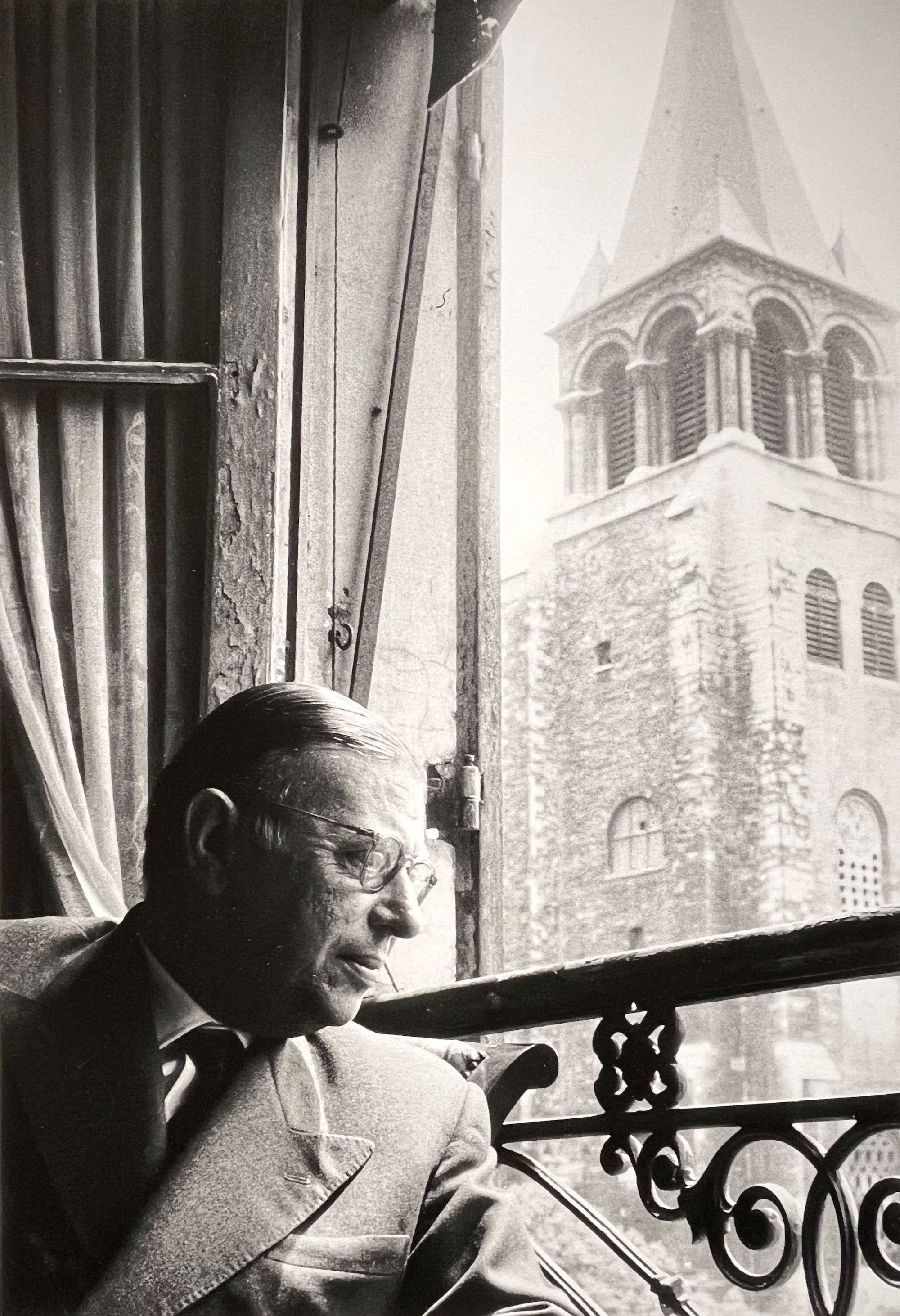 罗尼镜头下的萨特