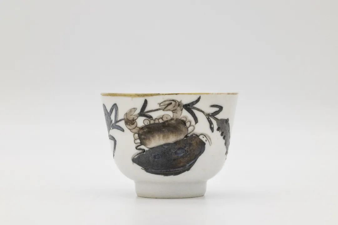 清同治景德镇窑粉彩二甲传胪图杯