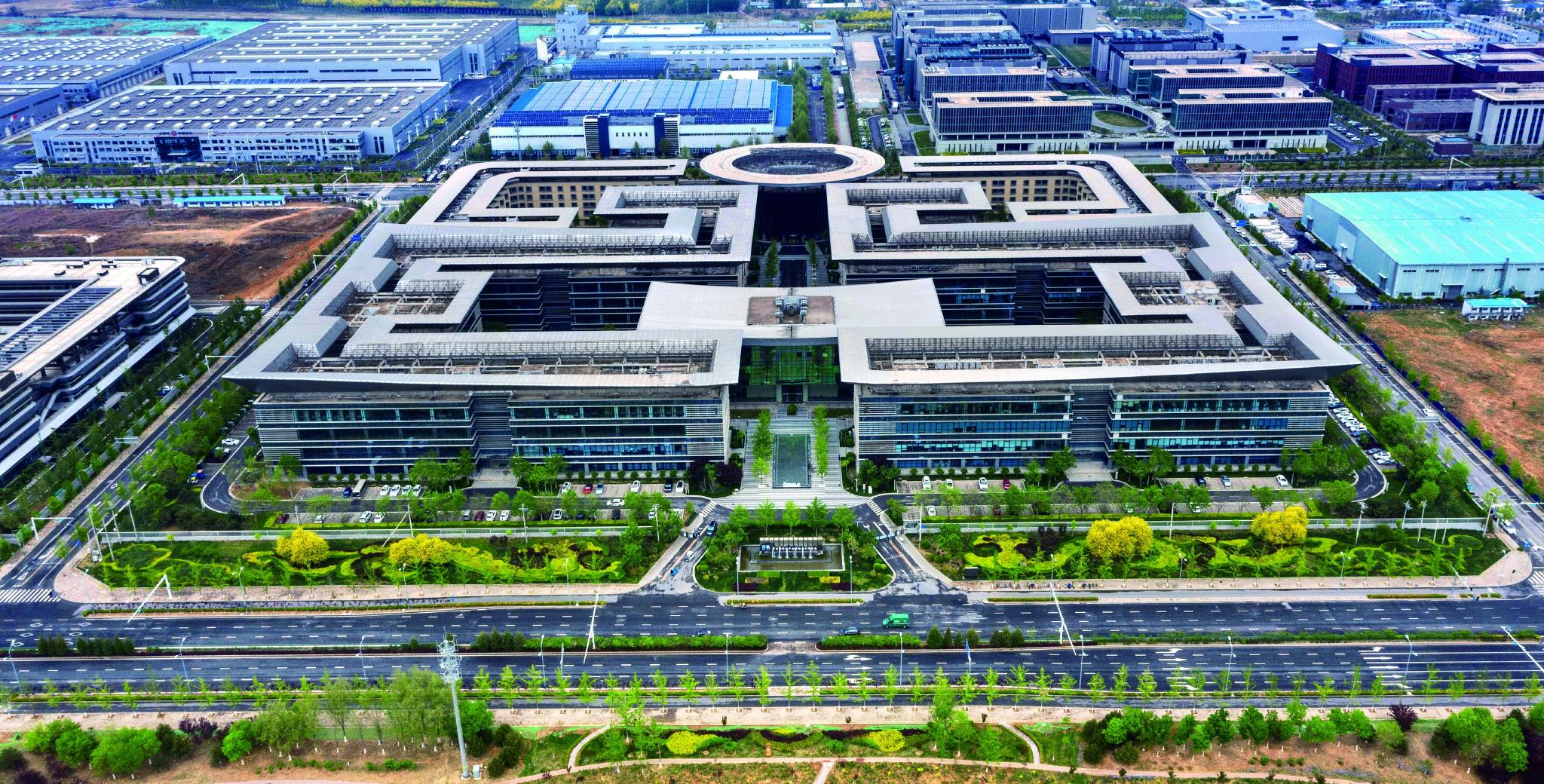 中关村新兴产业前沿技术研究院俯瞰图.房山区委宣传部供图