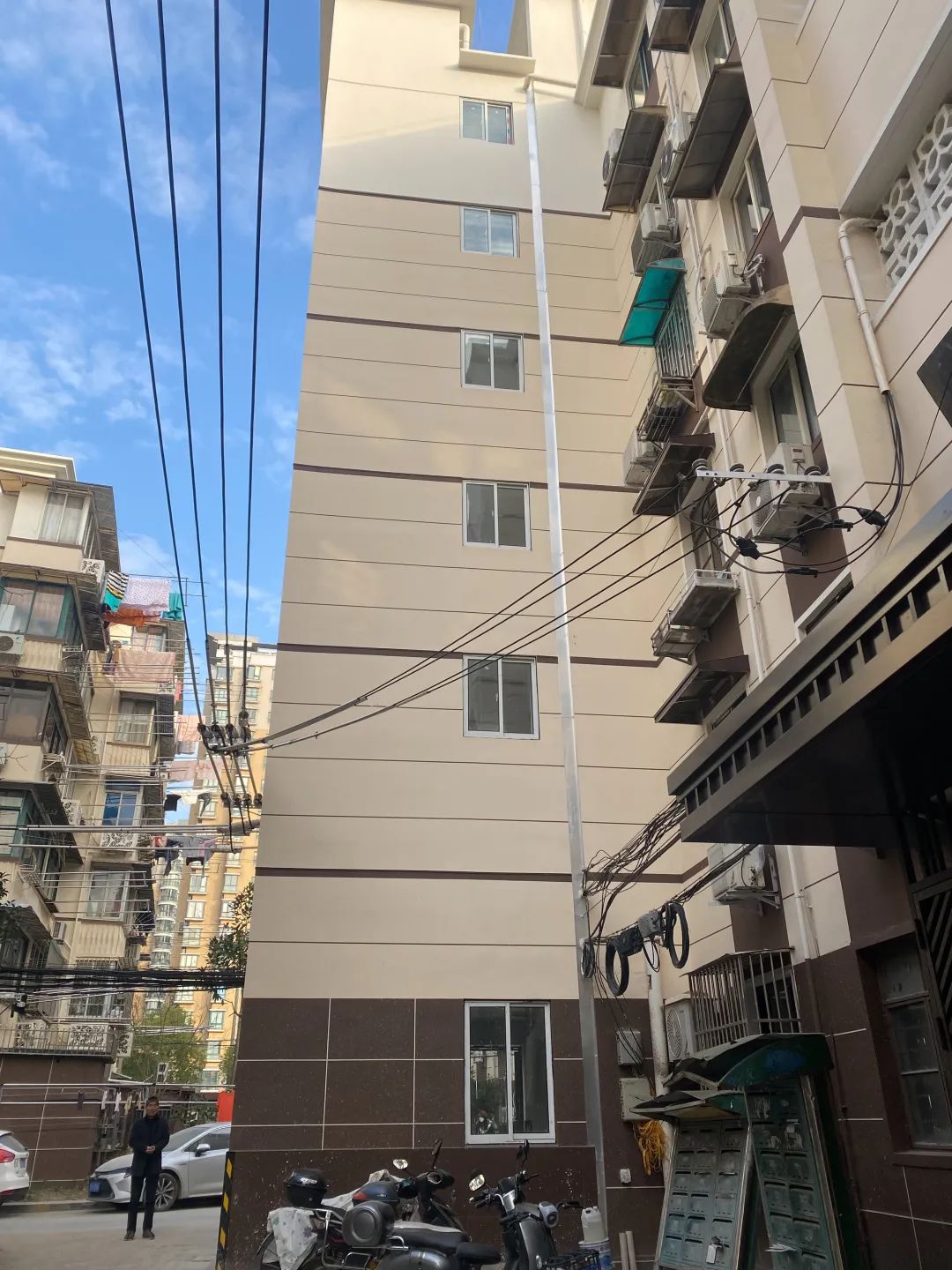 "美丽家园 "助力老旧小区加梯再提速新民晚报记者从虹口区广中路街道