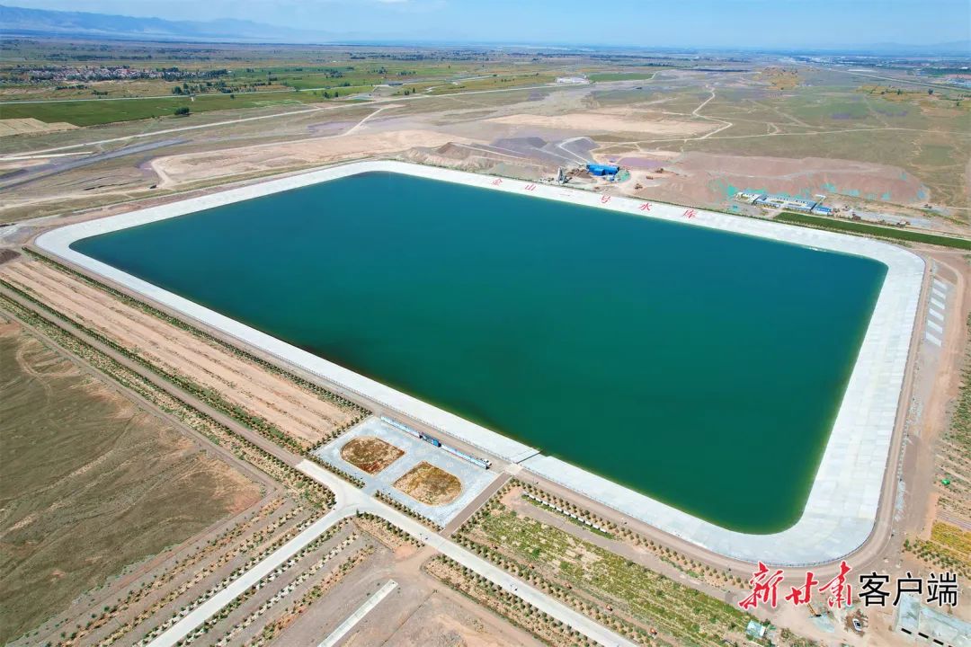 民乐县金山2号水库建成投用,有效提高了当地水资源利用效率.