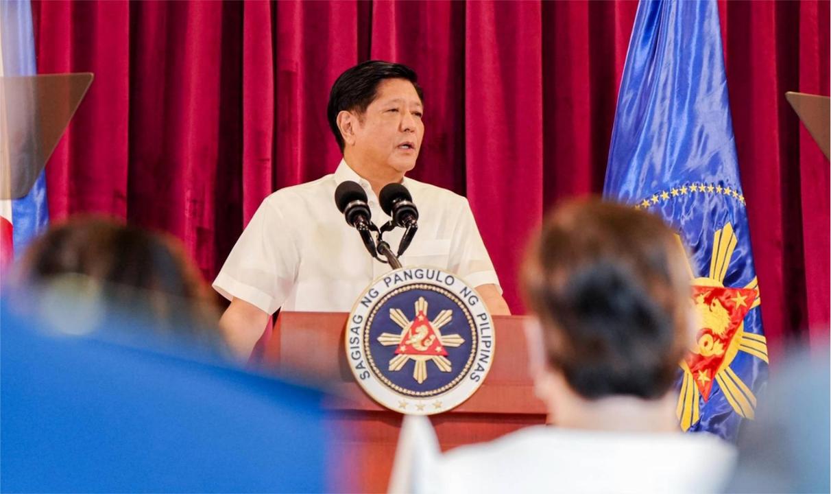 菲律宾总统马科斯开年访华 临行前发表演讲期待任内首次"中国行&