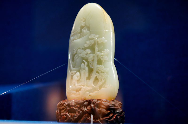 首都博物馆藏 元,明时期的和田玉器《旧唐书·西域传》称于阗国"出