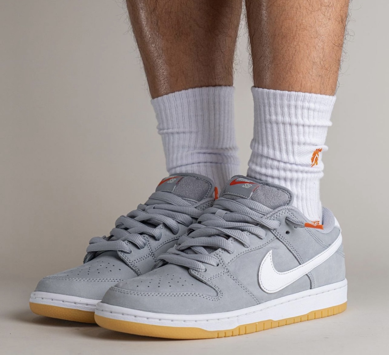 「灰生胶」nike sb dunk low 上脚图来了!今年就发售!