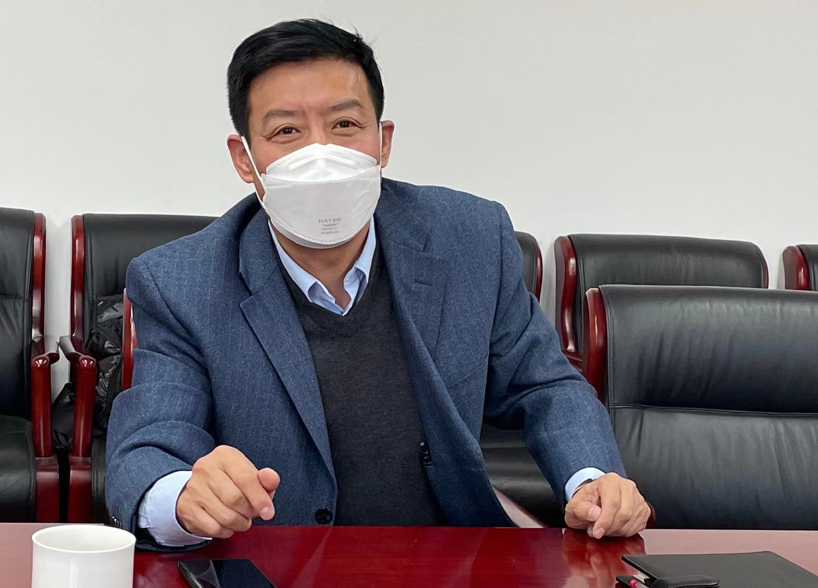 密云区卫健委主任王文平.新京报记者 赵利新 摄