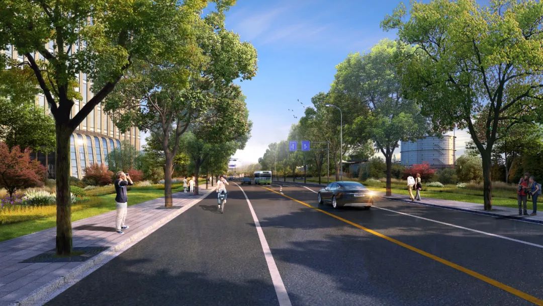 崇超路(康桥路-320国道)一期工程效果图