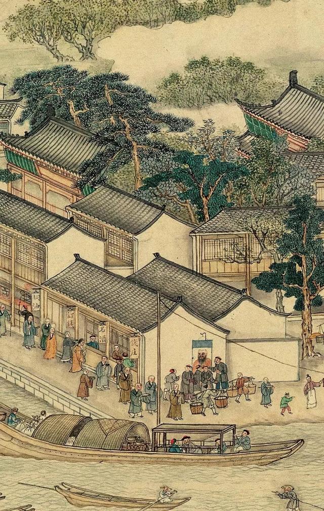 徐扬:《姑苏繁华图》局部,清,辽宁省博物馆藏