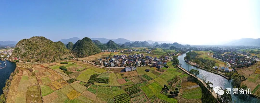 兴安县高尚镇江东村.图源:兴安县融媒体中心