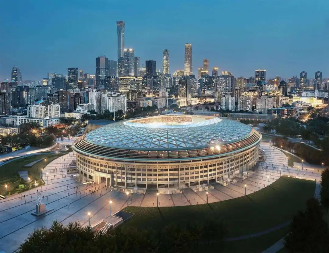 新工人体育场效果图/市重大项目办提供