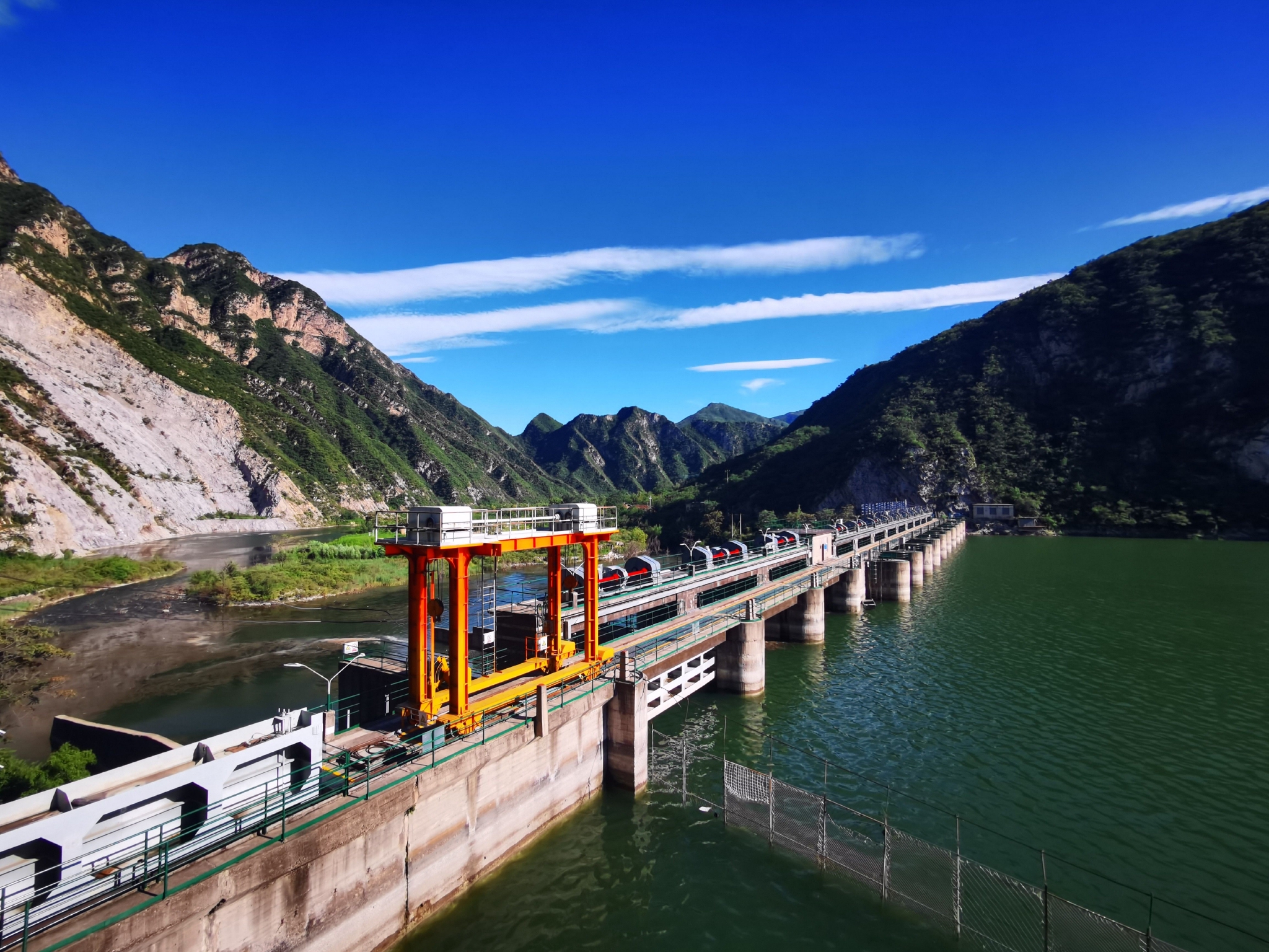 永定河山峡段落坡岭水库