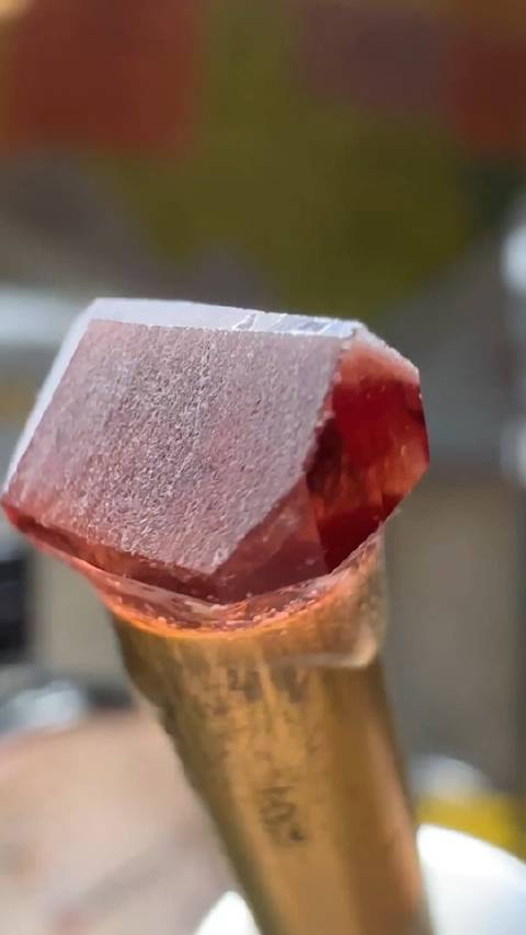 俄勒冈日光石没有砂金效应也一样美丽非凡这种颜色很高级