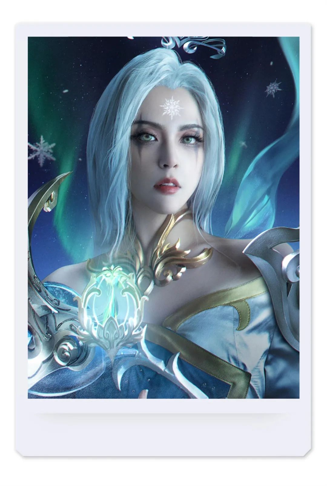 北极星皎月真的太美了rita小姐姐cos的英雄联盟解说直播就id:910004