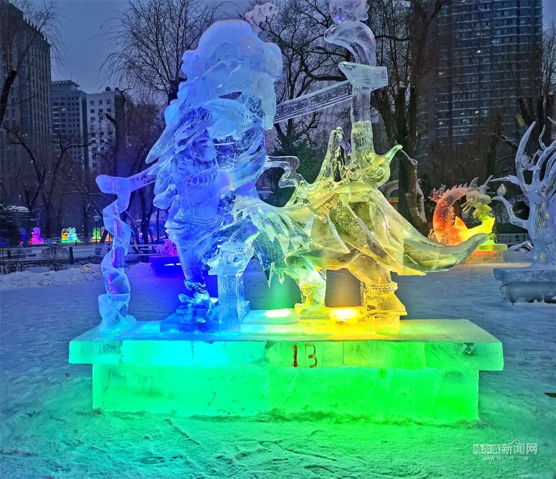 2022年哈尔滨冰雕节图片