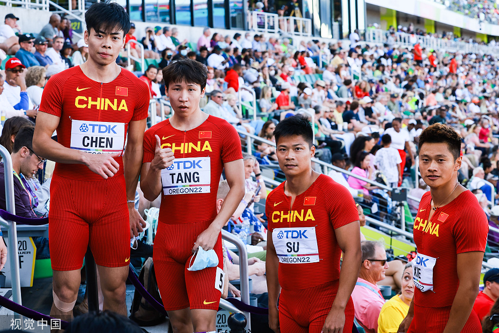 中国短跑接力天团。