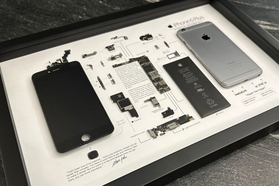 售价 179 美元，Grid Studio拆解iPhone 6 Plus制作成艺术相框__财经头条