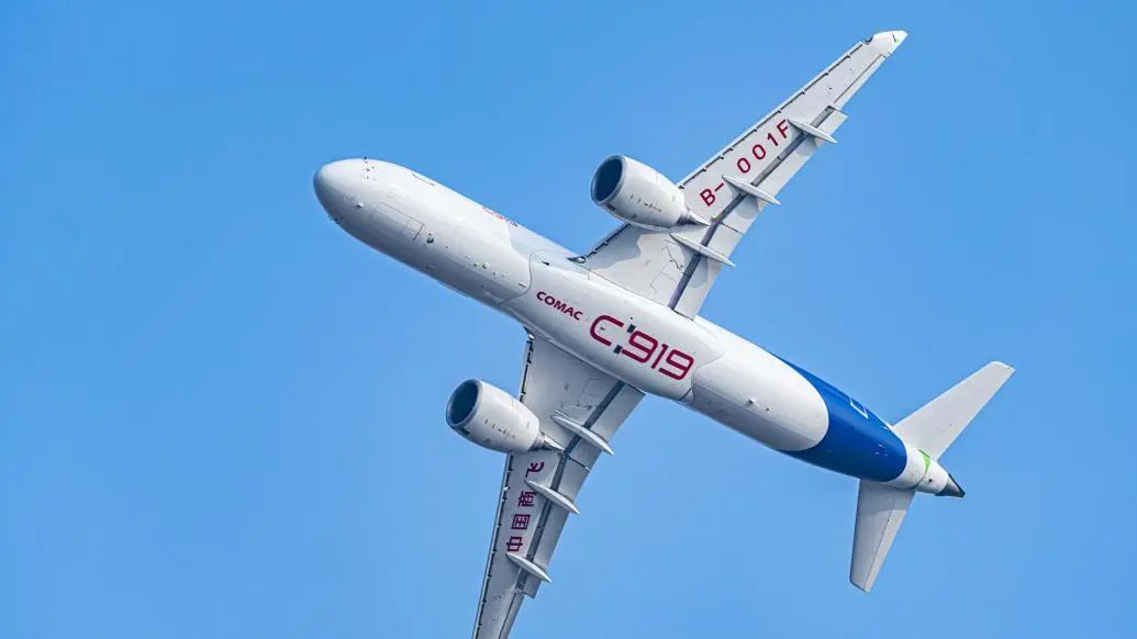 "作为自主研发,具有自主知识产权的商用干线飞机,c919必将成为我国